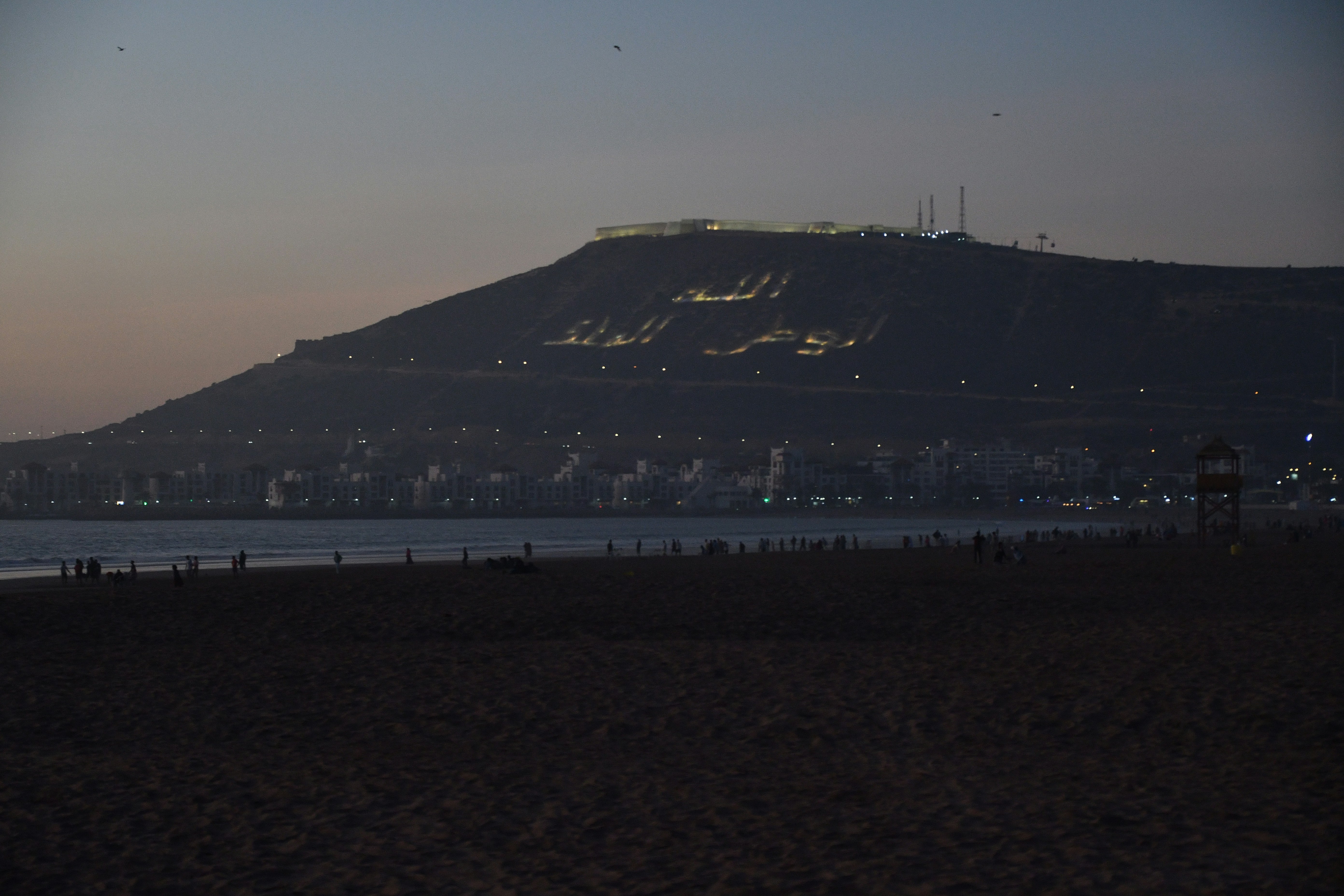 Agadir beach Morocco summer